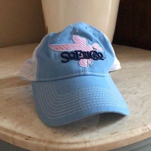 Blue southern fried cotton hat